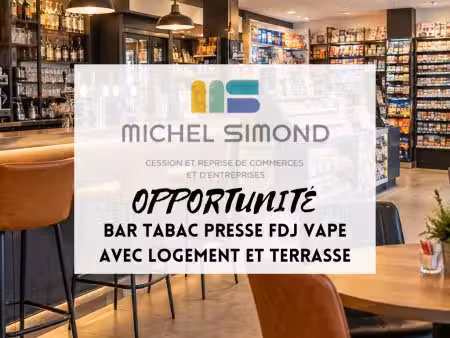 fonds de commerce bar  tabac  presse 80 m²