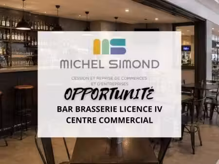 fonds de commerce bar  brasserie 100 m²