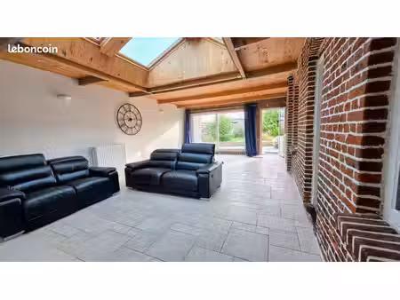 maison semi plein-pied de charme 190 m² rénovée avec cachet – 4 ch + bureau – jardin & ter