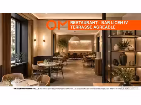 fonds de commerce brasserie 170 m²