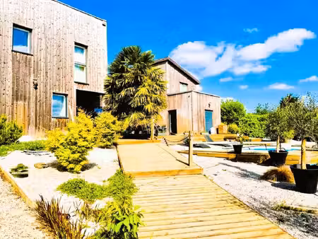 maison contemporaine atypique 190m2 avec piscine plein sud - montreuil aux lions  à 1h de 