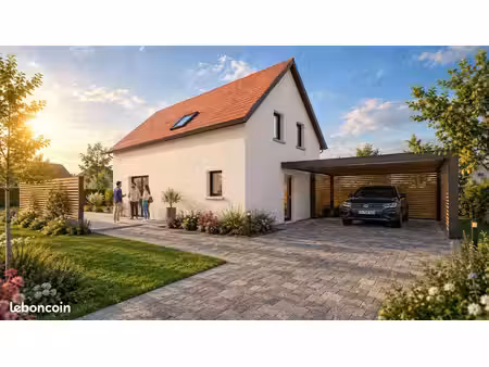 projet de construction d'une maison 85.69 m² avec terrain à boersch (67)