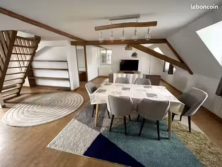 magnifique duplex rénové 84m2 - geispolsheim village