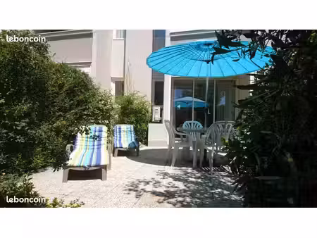 t1 meublé en rez-de-jardin de la résidence belle viste