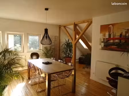 part. loue 4/5p duplex à lingolsheim  91m² hab. (150m² au sol)