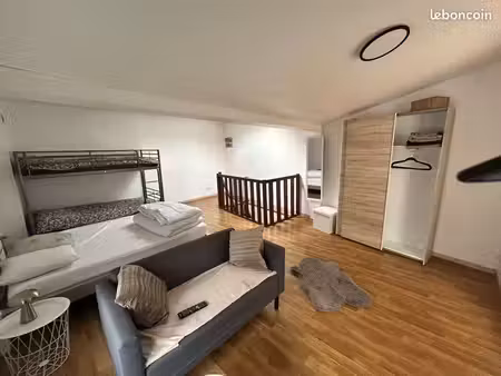 studio meublé en duplex avec terrasse 15 m² — sélestat centre-ville