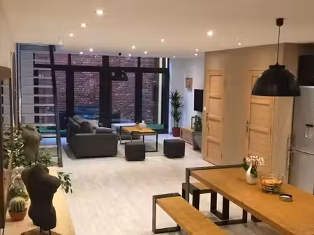 à louer loft 160m2 tourcoing proche du jardin botanique
