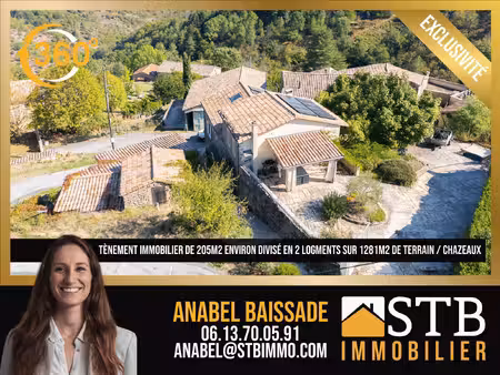 ensemble immobilier avec piscine - chazeaux
