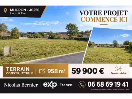 mugron : 958 m² pour donner vie à votre future maison !