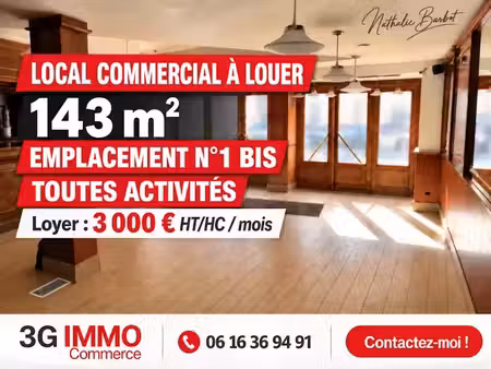 location locaux professionnels 143 m² à reims (51100)  3 024 €