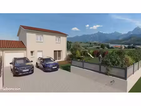 projet de construction d'une maison 95 m² avec terrain à quintenas (07)