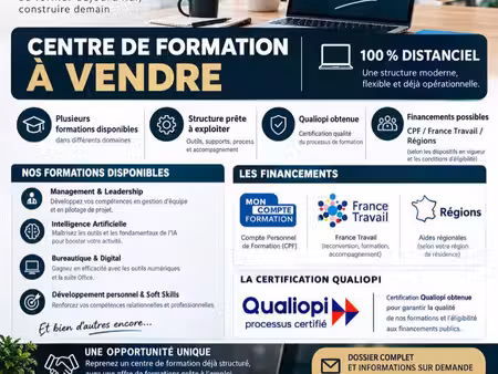 centre de formation certifié 100% en ligne