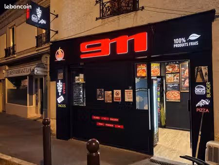 vente restauration rapide fond de commerce groslay