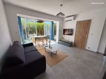 appartement t2 40m² + jardin 28m² – wifi inclus