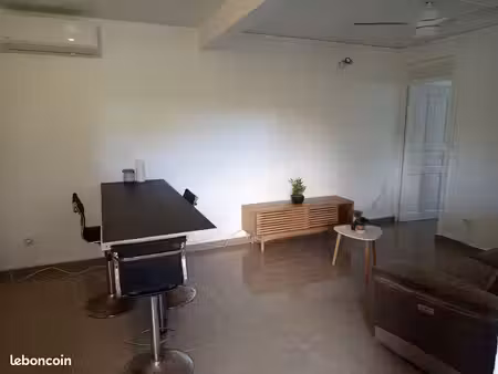 location bas de villa entierement meublé abymes