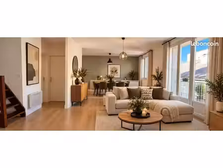 ? à vendre – superbe duplex t4 de 105 m² – aurillac  quartier marmiers