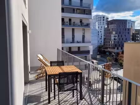 t3 meublé récent  2 chambres et 2 grandes terrasses  massy-palaiseau