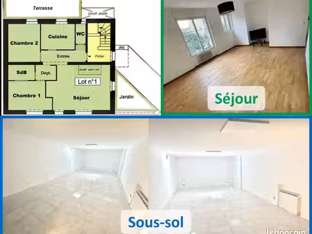 location appartement 3 pièces vide bondy