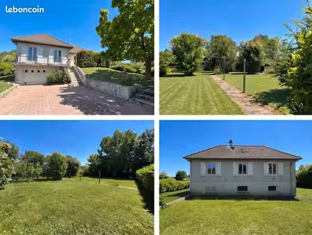 maison 5 pièces 80 m² avec sous-sol et grand terrain arboré à drevant