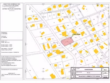 vend terrain d'exception à bois court 835m2