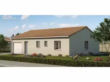projet de construction d'une maison 70 m² avec terrain à bourgneuf (17)