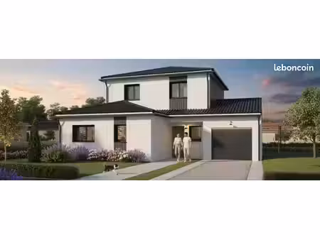projet de construction d'une maison 145 m² avec terrain à tesson (17)