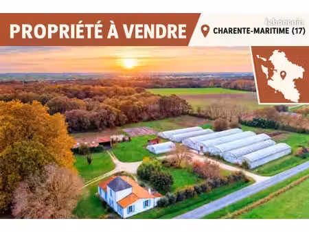 charente-maritime (17) – propriété agricole de 3 hectares entre terre et océan