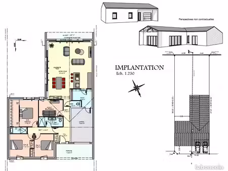 projet de construction d'une maison 128 m² avec terrain à sainte-soulle (17)