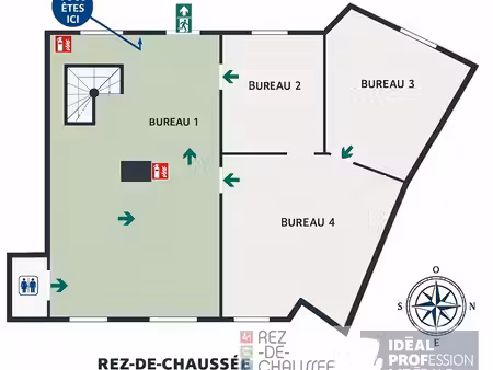 bureaux 85 m² saint cloud