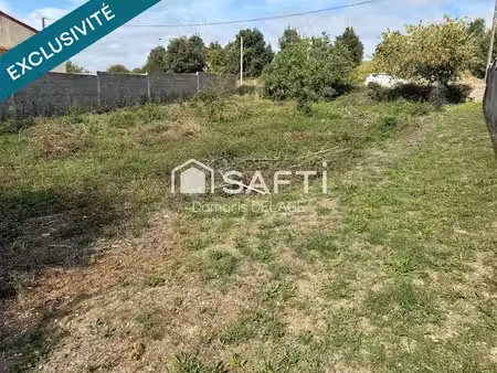 vente terrain à batir 1051 m² à saint-yrieix-sur-charente (16710)  110 000 €