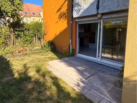 colmar maraîchers – f2 54 m² – jardin 60 m² – garage et parking