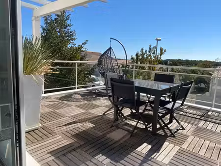 la rochelle perigny – t2 meublé – grande terrasse plein sud – parking