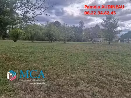 vente terrain 700 m² à landiras (33720)  90 000 €