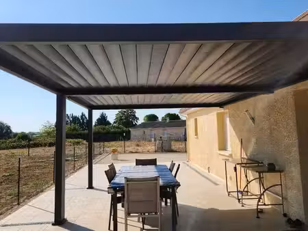 dordogne- bouniagues- 10min bergerac-150m2-4 chambres-terrasse 60 m²-pergola bioclimatique