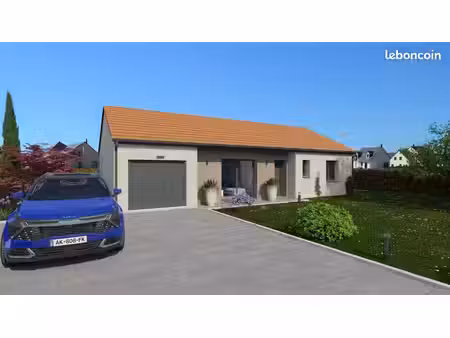 projet de construction d'une maison 98 m² avec terrain à saint-vallier (71)