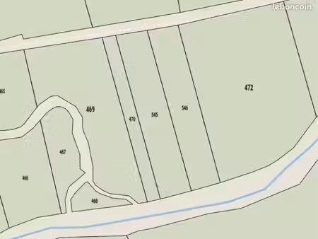 parcelle boisée 1000m2