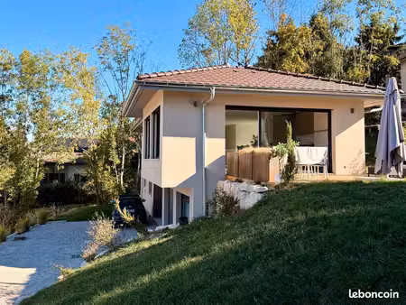maison neuve 150m2 proche ceva et frontière  au calme  belle vue lac jura salève