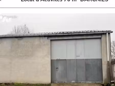 garage entrepôt 70 m2