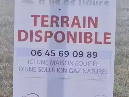 vente terrain à batir 320 m² à saint-fuscien (80680)  131 000 €