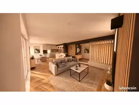 appartement t3 73 m² avec jardin privatif paysagé de 220 m2– rénovation design et contempo