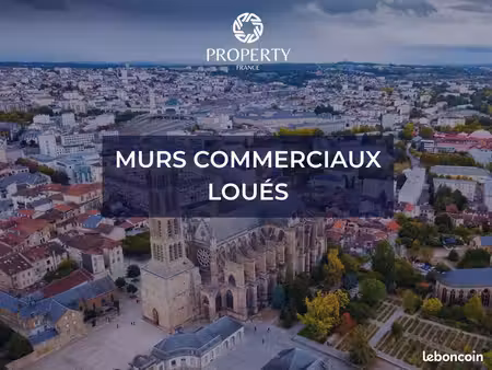 bâtiment commercial loué