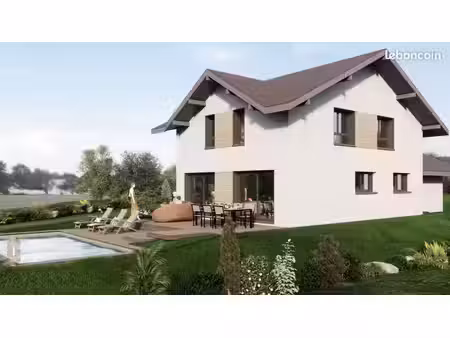 projet de construction d'une maison 130 m² avec terrain à dingy-en-vuache (74)