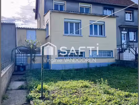 maison semi-individuelle - garage - jardin - sous-sol