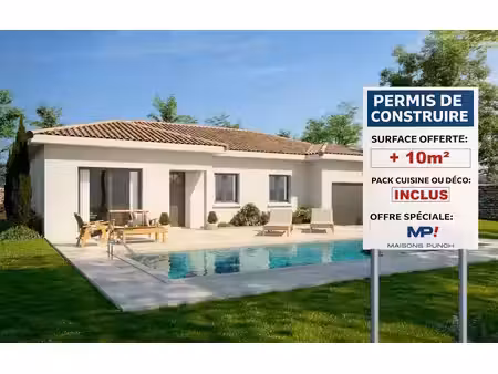 terrain avec maison neuf à vendre