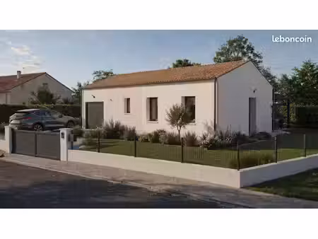 projet de construction d'une maison 60 m² avec terrain à biard (86)