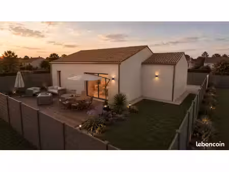 projet de construction d'une maison 80 m² avec terrain à bignoux (86)
