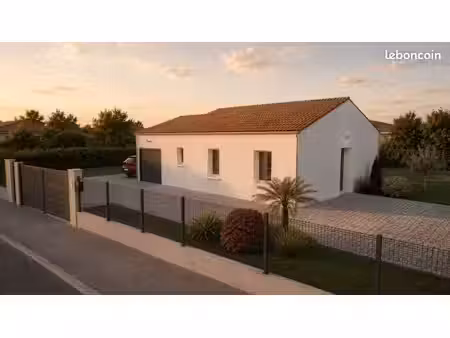 projet de construction d'une maison 90 m² avec terrain à biard (86)