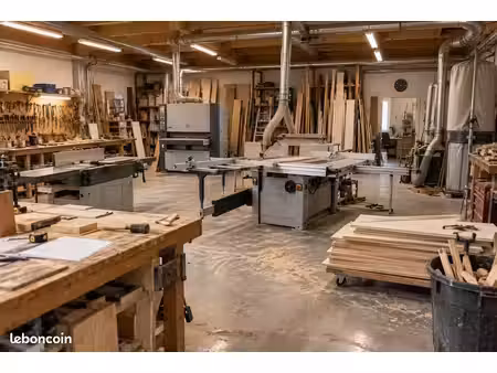 atelier de menuiserie clé en main - machines felder récentes + bail