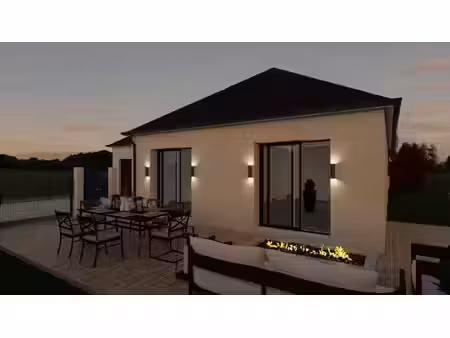 terrain avec maison neuf à vendre
