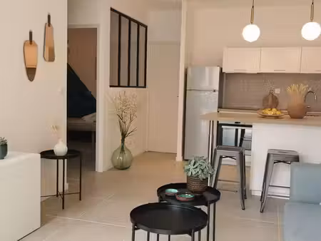 charmant t3 meublé en rez-de-maison avec parking – saint-andré village